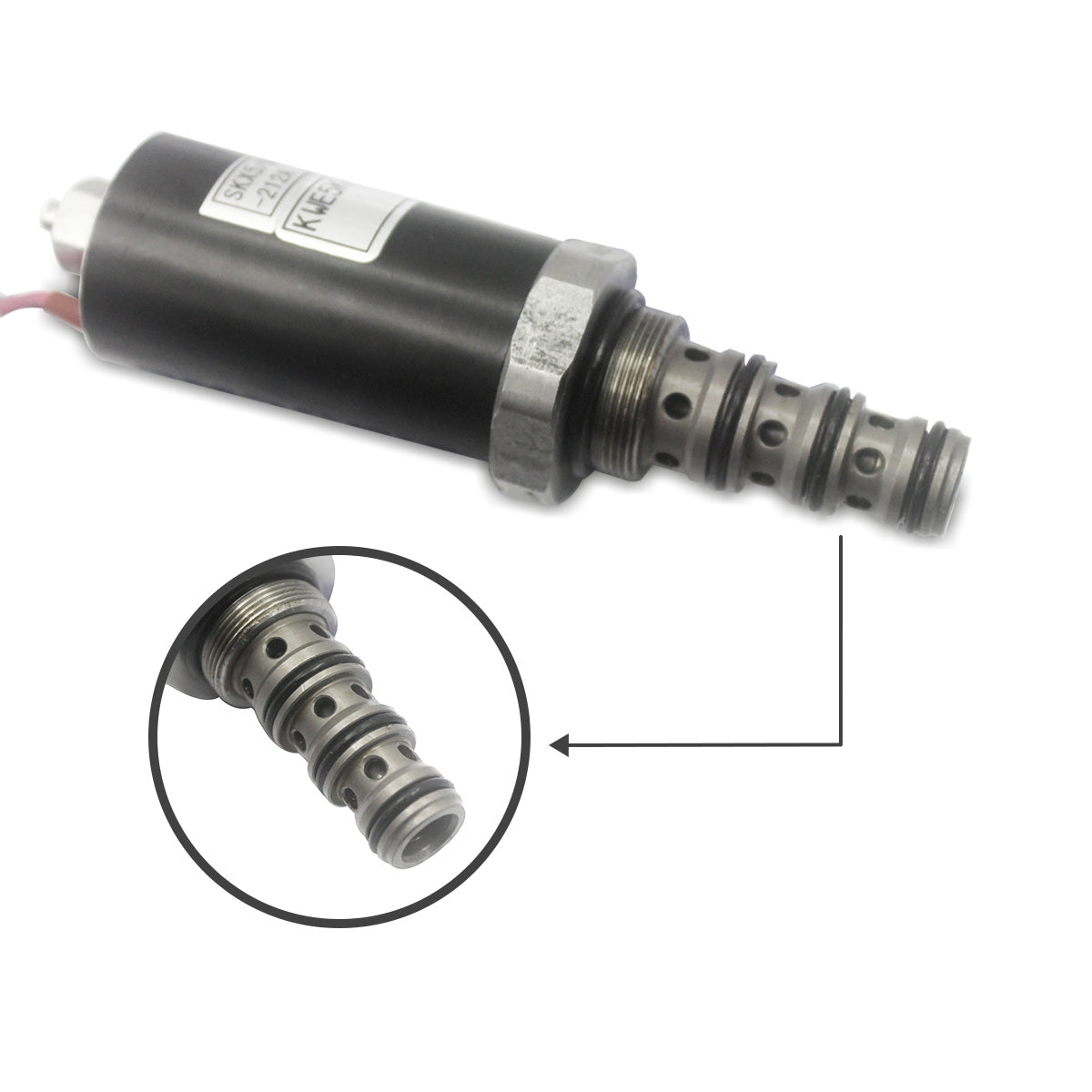 KWE5K-20/G24Y12A YN35V00005F2 Rotating Solenoid Valve for Kobelco SK200-6E
