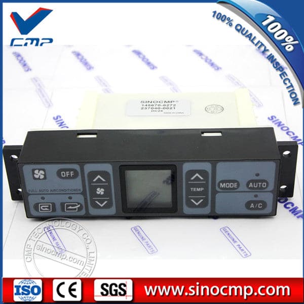 237040-0021 24V A/C Controller Panel for Komatsu PC200-7 PC220-7