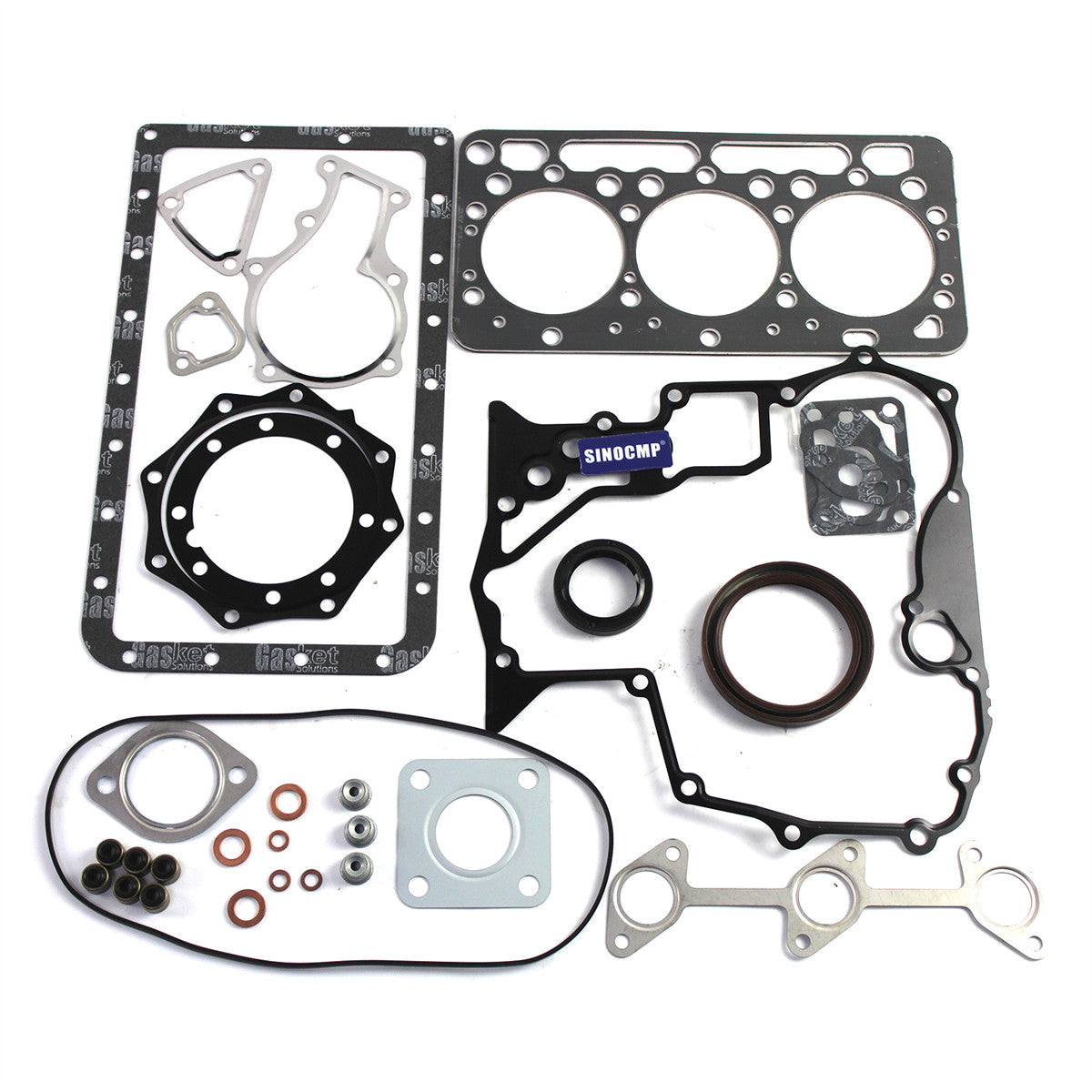 Overhaul Gasket Kit for Kubota Engine D902 Excavator KX41-3 Tractor BX25 Utility Vehicle RTV900