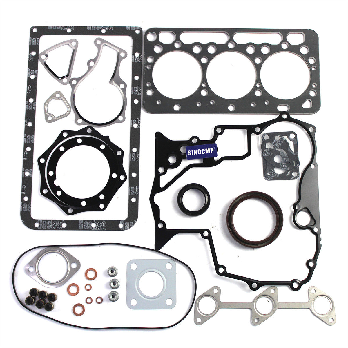 Overhaul Gasket Kit for Kubota Engine D902 Excavator KX41-3 Tractor BX25 Utility Vehicle RTV900