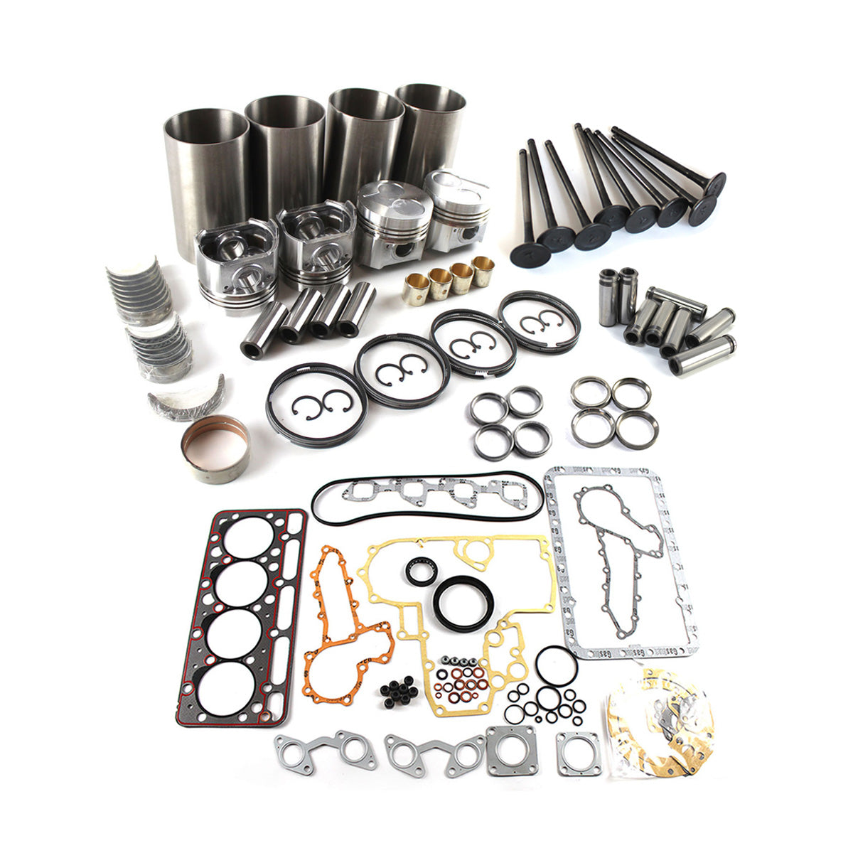 Overhaul Rebuild Kit for Kubota V2203-M Engine L4350DT L4400DT L4740 MX5100 R510 L5240 Indirect Injection