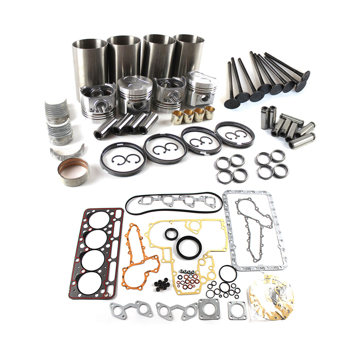 Overhaul Rebuild Kit for Kubota V2203-M Engine L4350DT L4400DT L4740 MX5100 R510 L5240 Indirect Injection