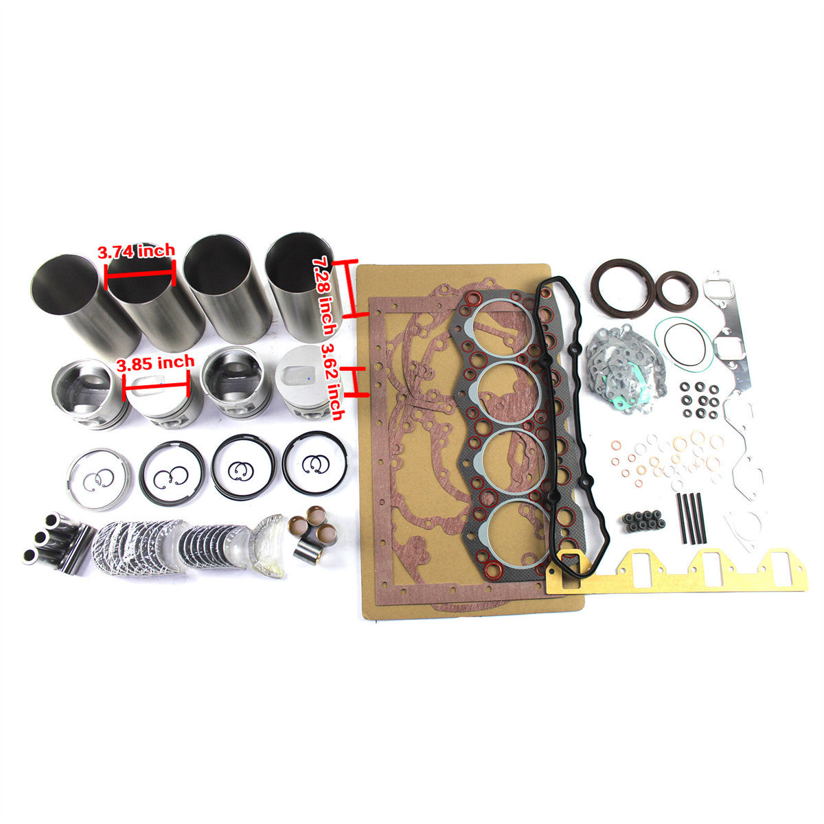 S4E2 Engine Rebuild Kit for Mitsubishi BD2G-2B5 Crawler Tractor