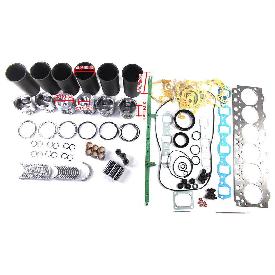 S6D95 6D95L Engine Rebuild Kit for Komatsu PC200-6 PC220-6 PC180-3 Excavator