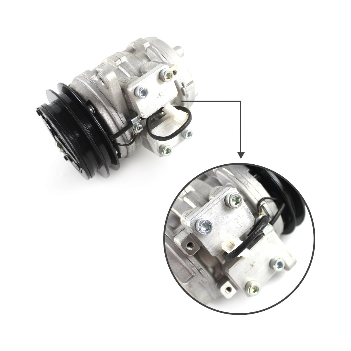 T0070-87290 AC Air Conditioning Compressor for Kubota M9000-CAB M9000DT-CAB