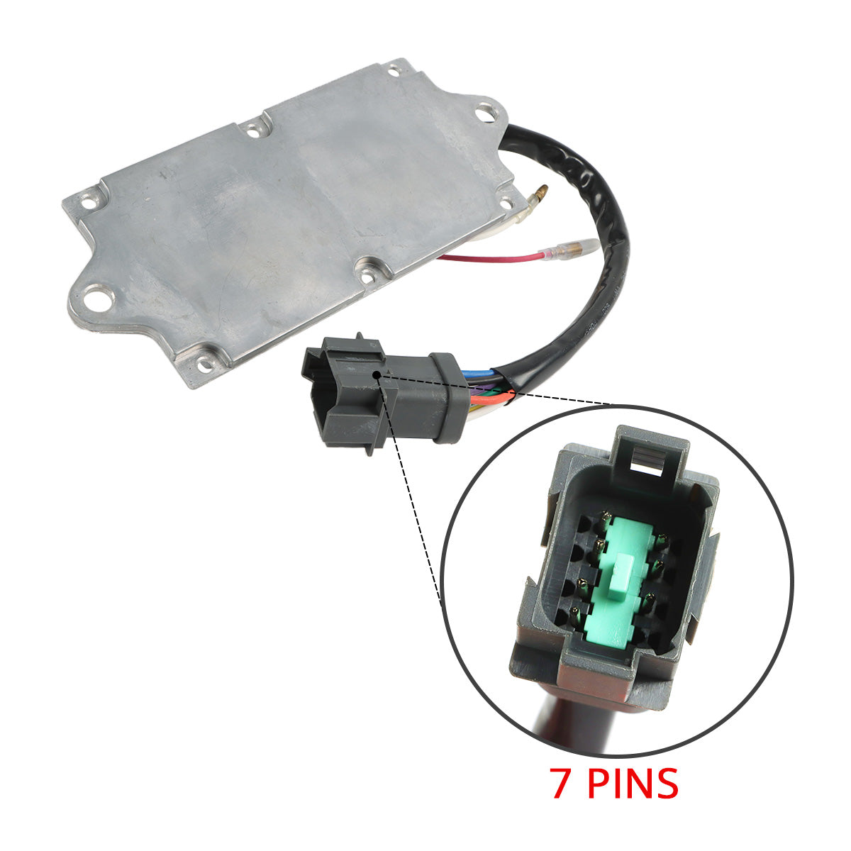 Throttle Drive Panel with 7 Pins for CAT E320C E312 Excavator