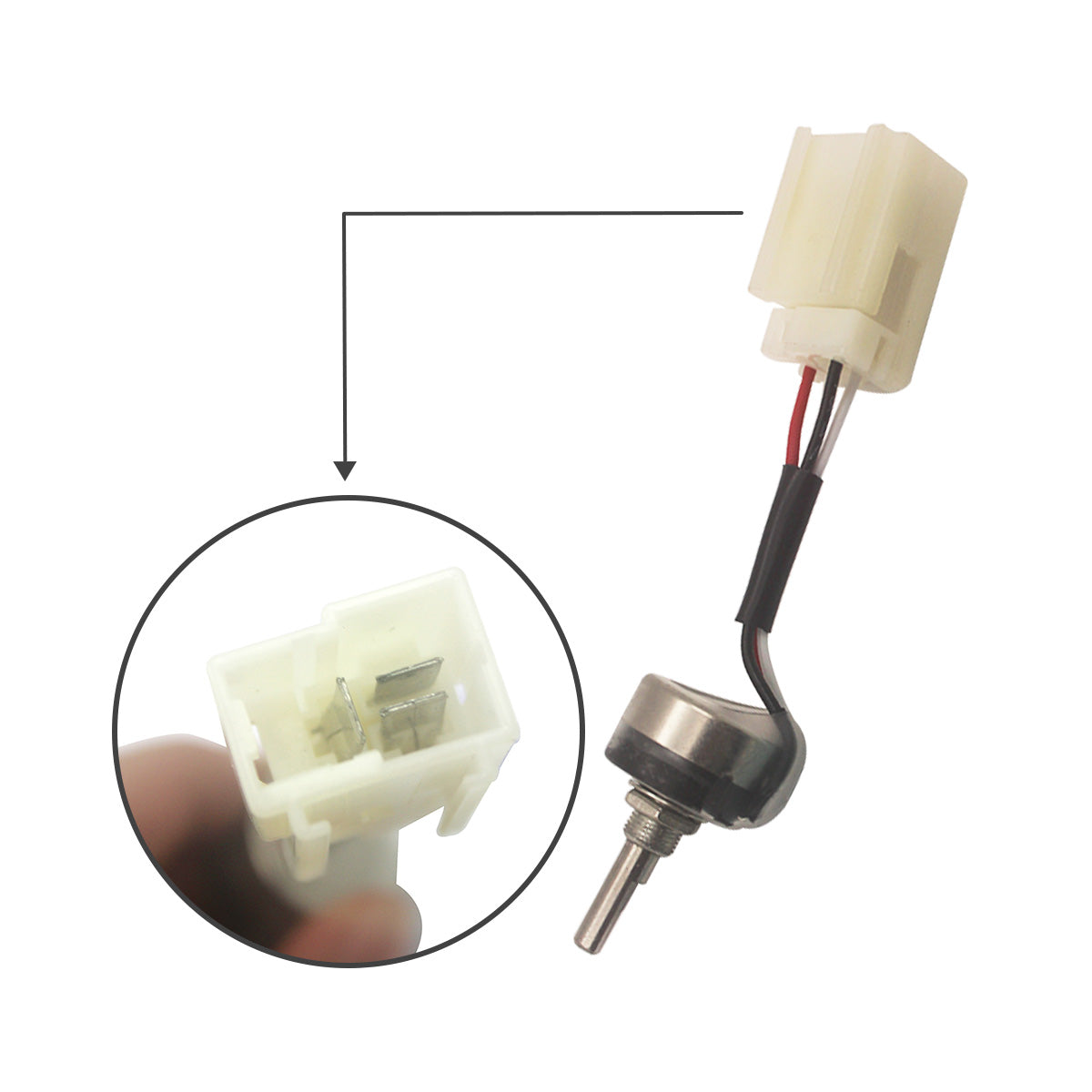 22U-06-22420 Throttle Knob for Komatsu Excavator PC130-7 PC200-7 PC220-7