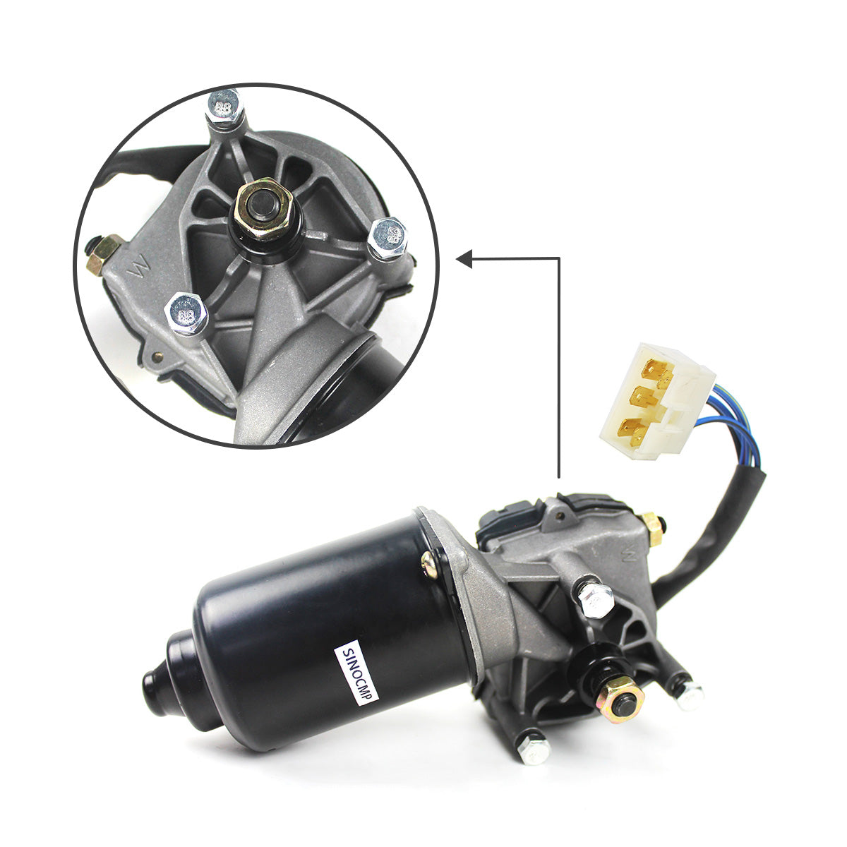 YN53C00012F2 Wiper Motor for Kobelco SK200-8 SK210-8 SK295-8