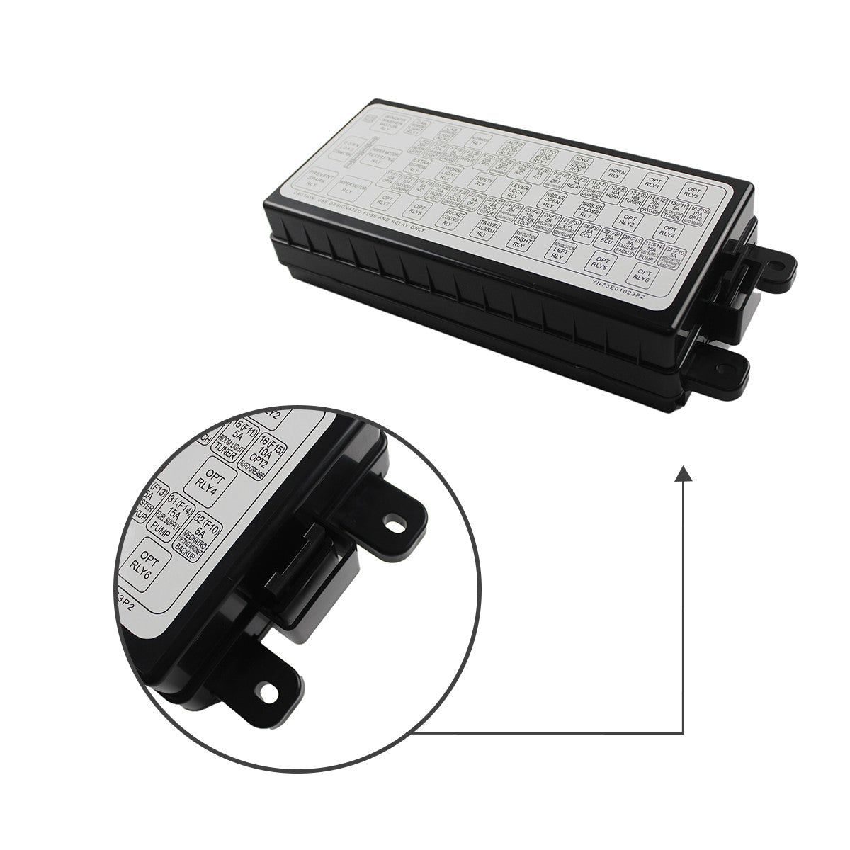 YN24E00016F2 Assembly Fuse Relay Box for Kobelco SK350-8 Excavator
