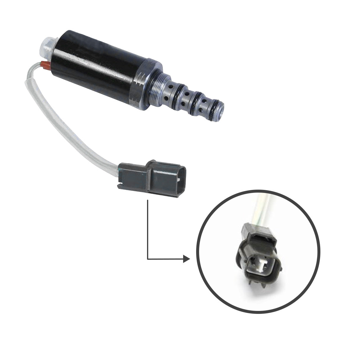 YN35V00004F1 Hydraulic Pump Solenoid Valve for Kobelco SK200-3 SK210-3
