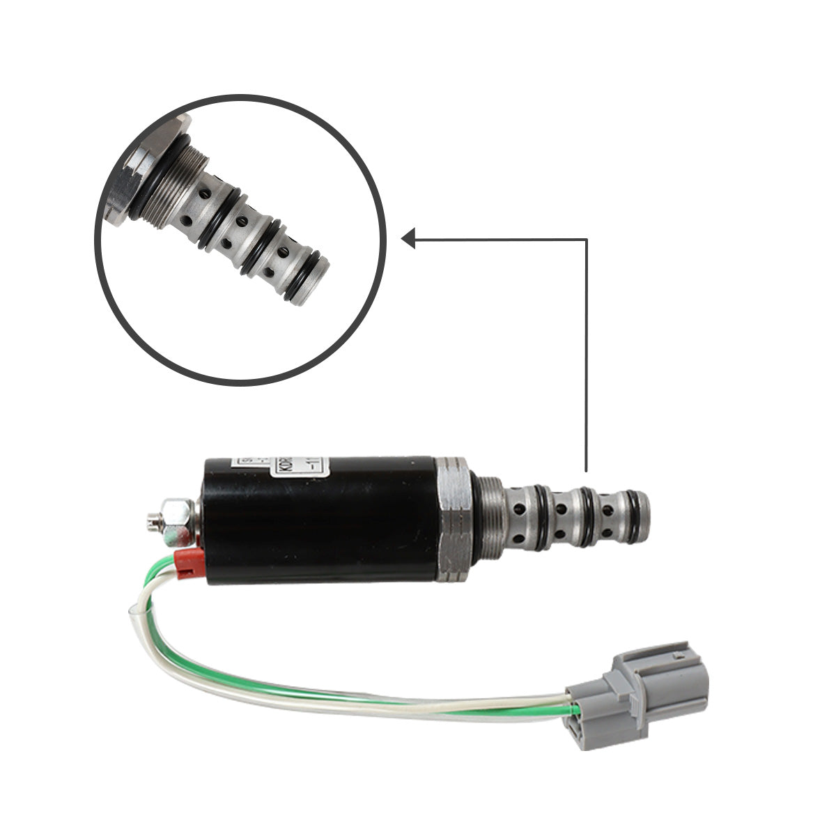 YN35V00005F1 KDRDE5K-20/G24D12A Hydraulic Solenoid Valve for Kobelco SK200-2