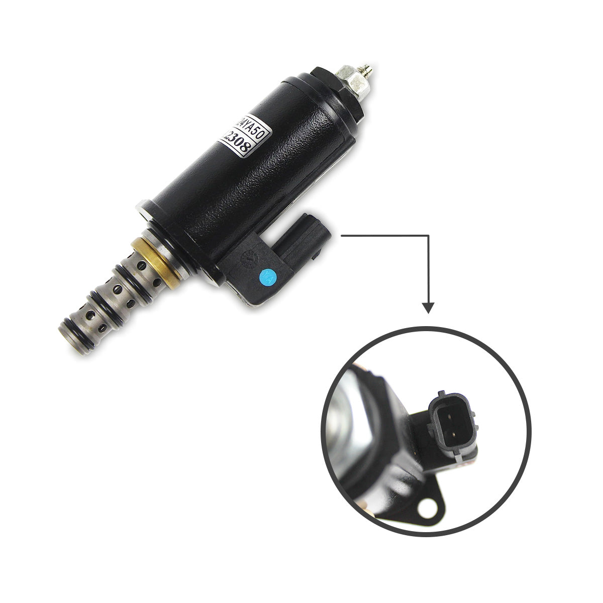 KWE5K-31/G24Y40 Hydraulic Pump Solenoid Valve for Kobelco SK200 SK120LC