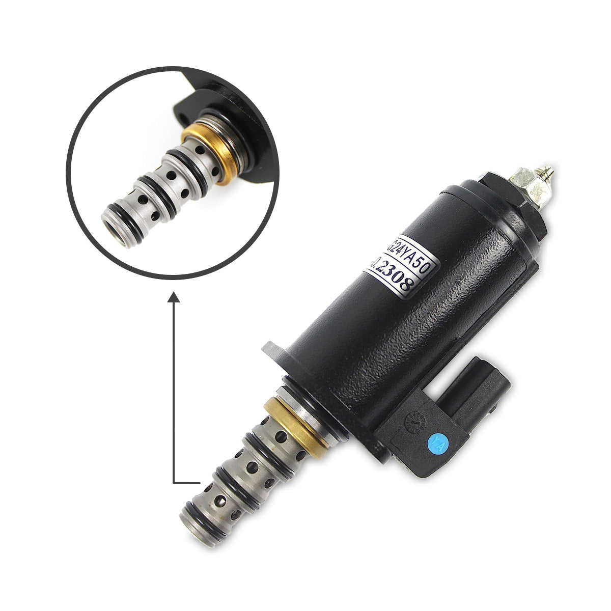 YN35V00021F1 Hydraulic Pump Solenoid Valve for Kobelco SK200-6