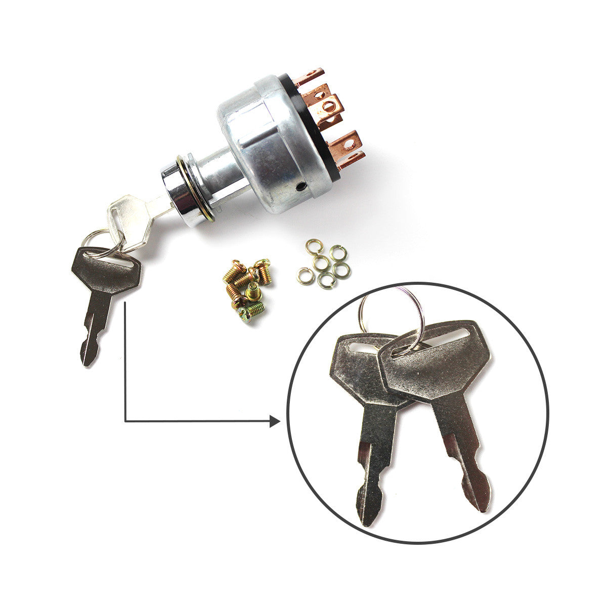 YN50S00002F1 Ignition Switch for Kobelco SK200-6 SK210-6