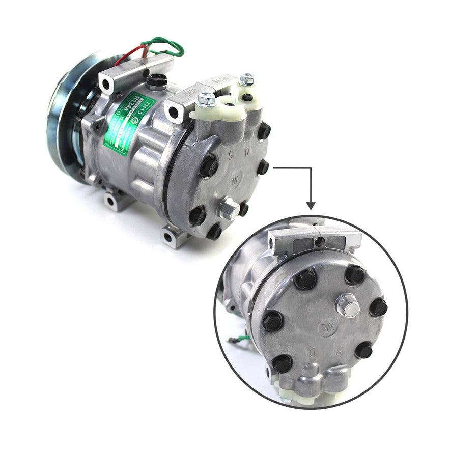 YX91V00001F1 Air Conditioning Compressor for Kobelco SK200-8 SK350-8 Excavator
