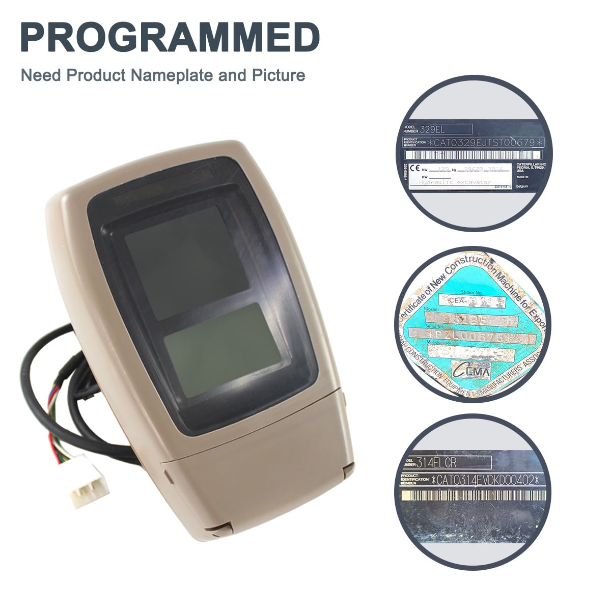 C Series Excavator Monitor for Caterpillar Excavator E312C/315C/318C/319C/320C