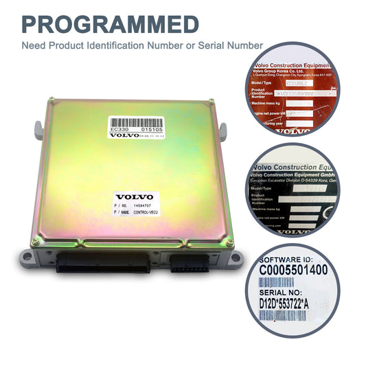 14594708 VOE14594708 VECU Controller with Program for Volvo EC140C EC140D
