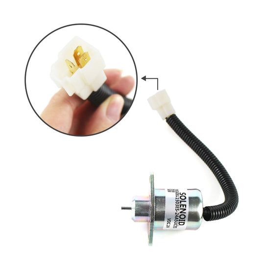 1503ES-24A5UC5S SA-4567-T 24V Fuel Stop Solenoid Shutdown Solenoid for Kubota 5 Series