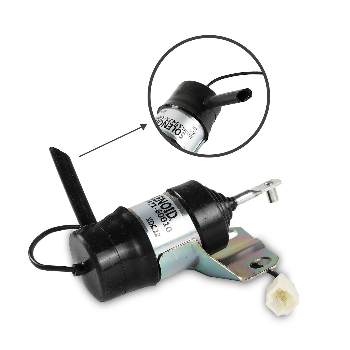 For Kubota Front Mower F2000 F2100 Stop Solenoid 15471-60010
