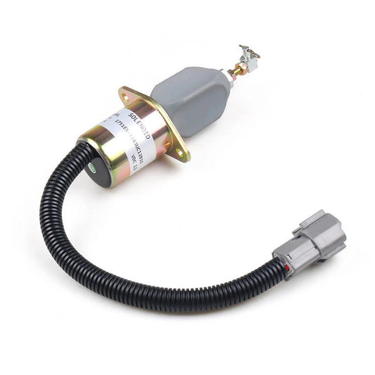 Fuel Solenoid 129953-77811 1751ES-12A3UC12B1S SA-4673-S for Hyundai R55-7 R60-5 Volvo EC55 ECR88 Yanmar Vio55 Vio75 Engine 4TNV94 4TNE94L 4TNV98