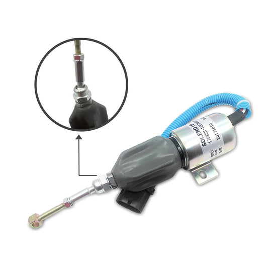 1752ES-12E7UC3B1S1 12V Shutoff Stop Solenoid for Cummins Engine