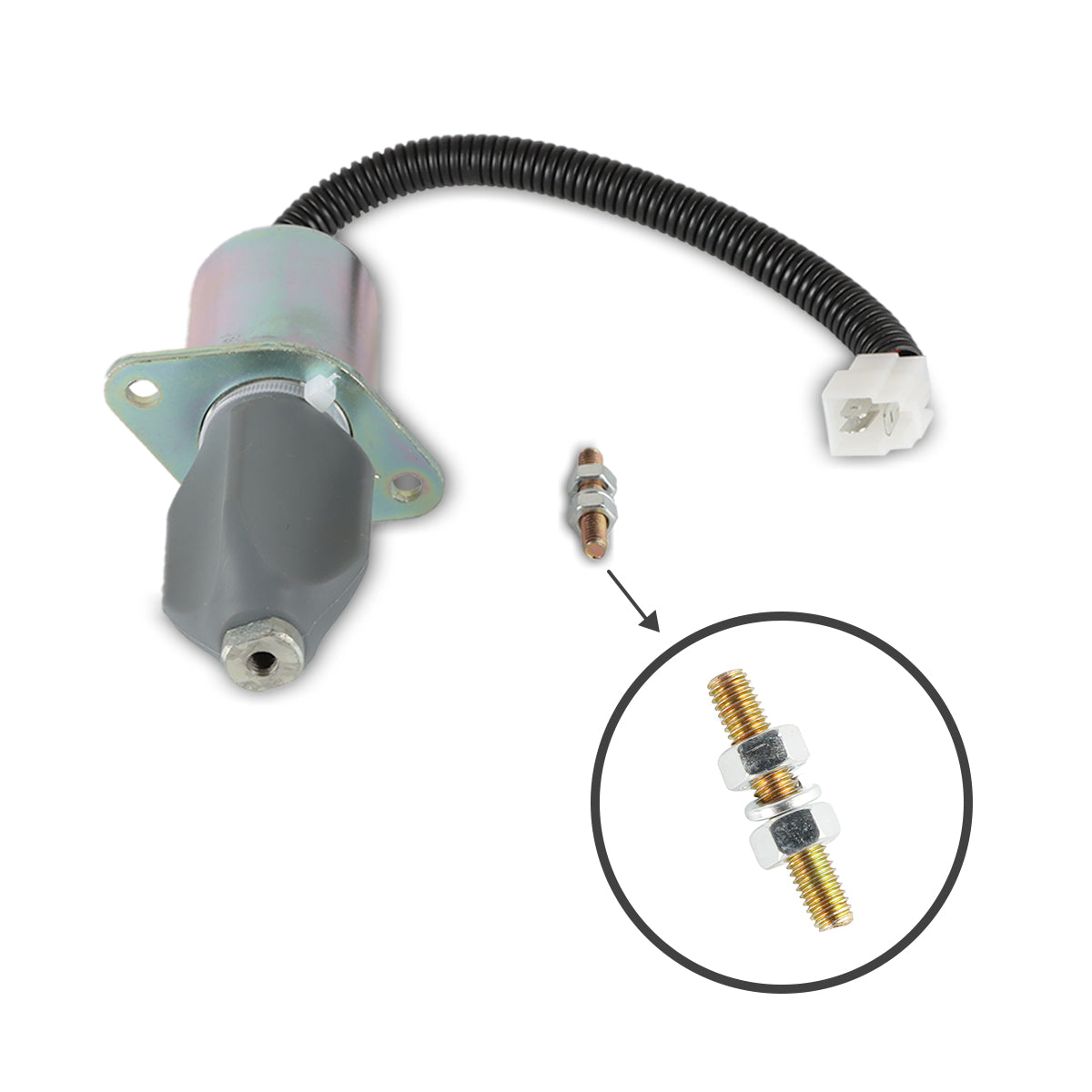 1753ES-12A3UC5B1S1 Shutoff Solenoid Valve for Yanmar B27-2 B22 B50-2