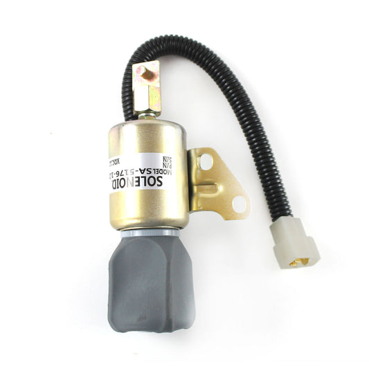 Fuel Shutoff Solenoid SA-5176-12 1756ES-12SUC5B1S5 for Kubota Engine D722 D902 Z482