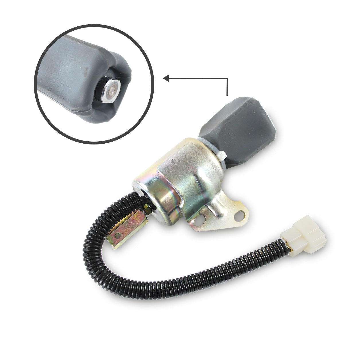 Fuel Shutoff Solenoid SA-5176-12 1756ES-12SUC5B1S5 for Kubota Engine D722 D902 Z482