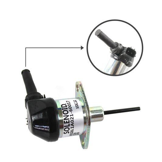 1A021-60017 1A021-60013 Solenoid Valve 12V for Kubota V2003 V2203 V2403