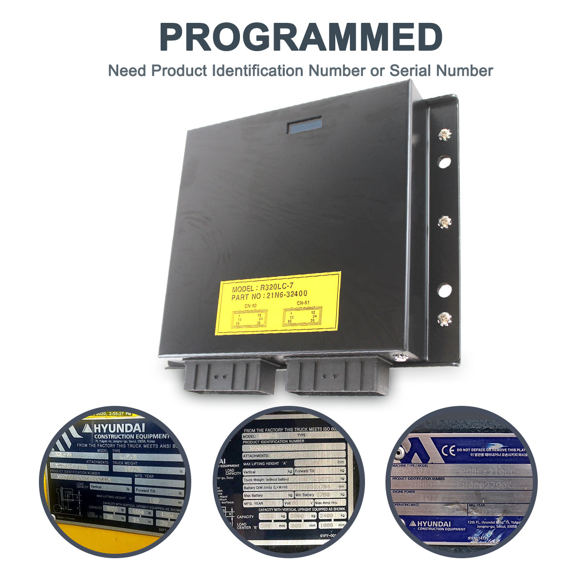 21N6-32400 Controller ECU Computer Box for Hyundai R210W-7 Excavator