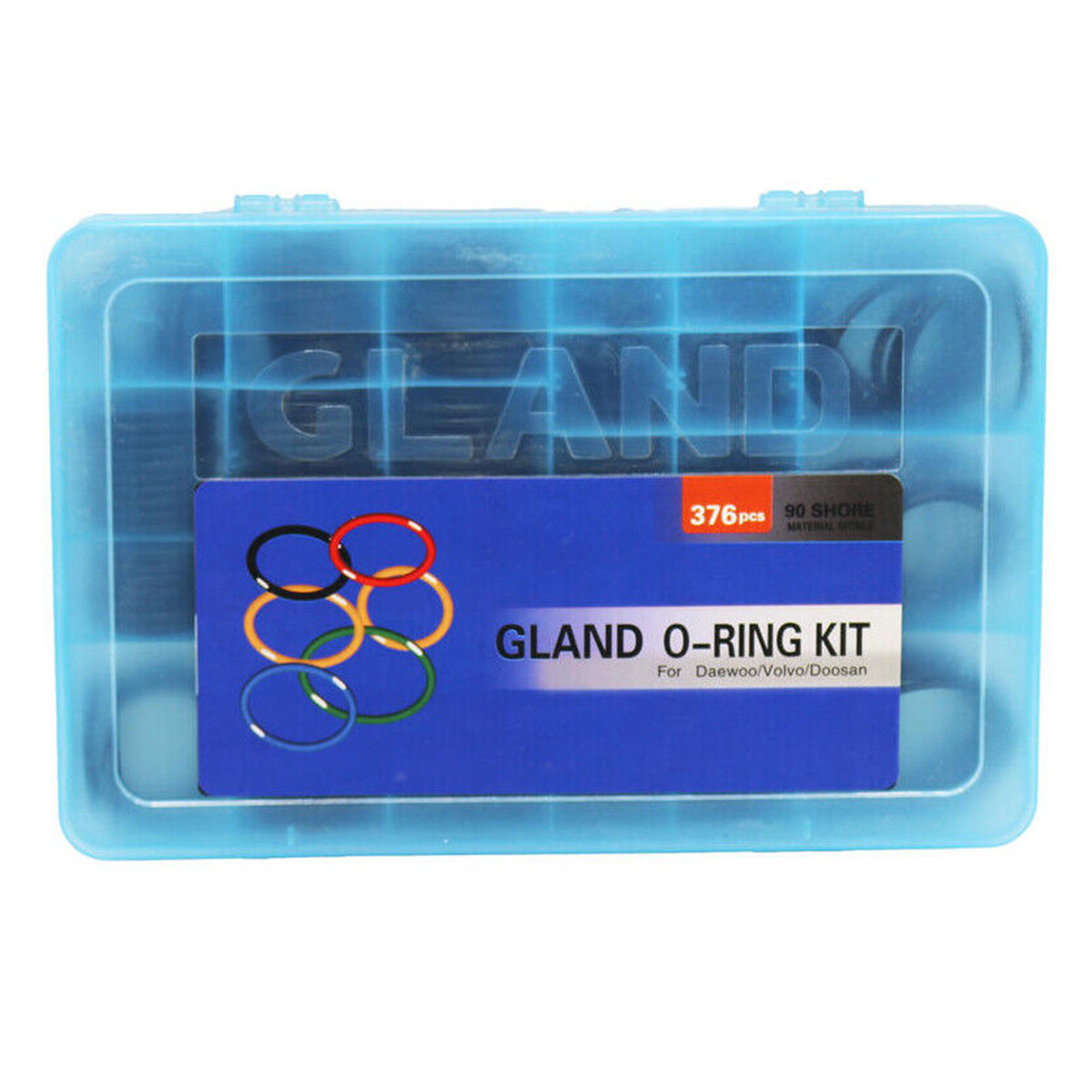 376PCS O-Ring Box for Volvo EC140 EC210 EC460 Excavator