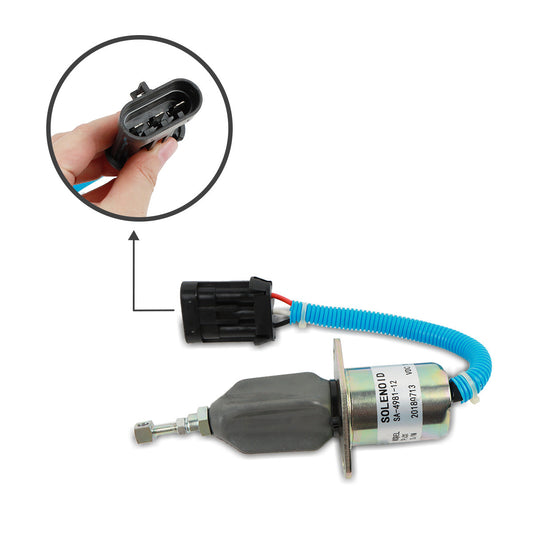 3800723 5016244AA SA-4981-12 Stop Solenoid Valve for Cummins Engine