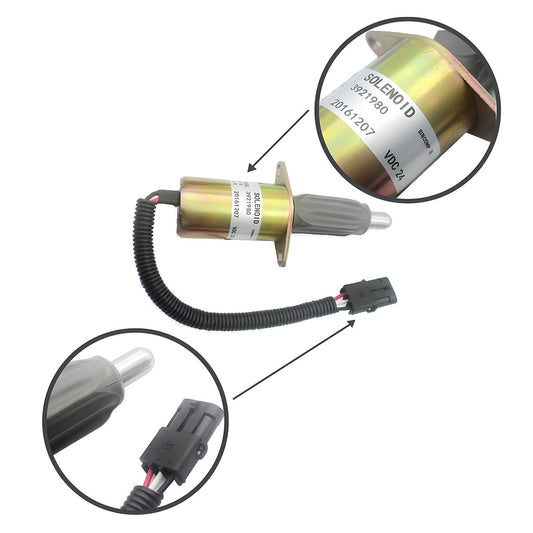 3921980 Shutdown Solenoid Valve for Cummins 6CT 6CTA Engine