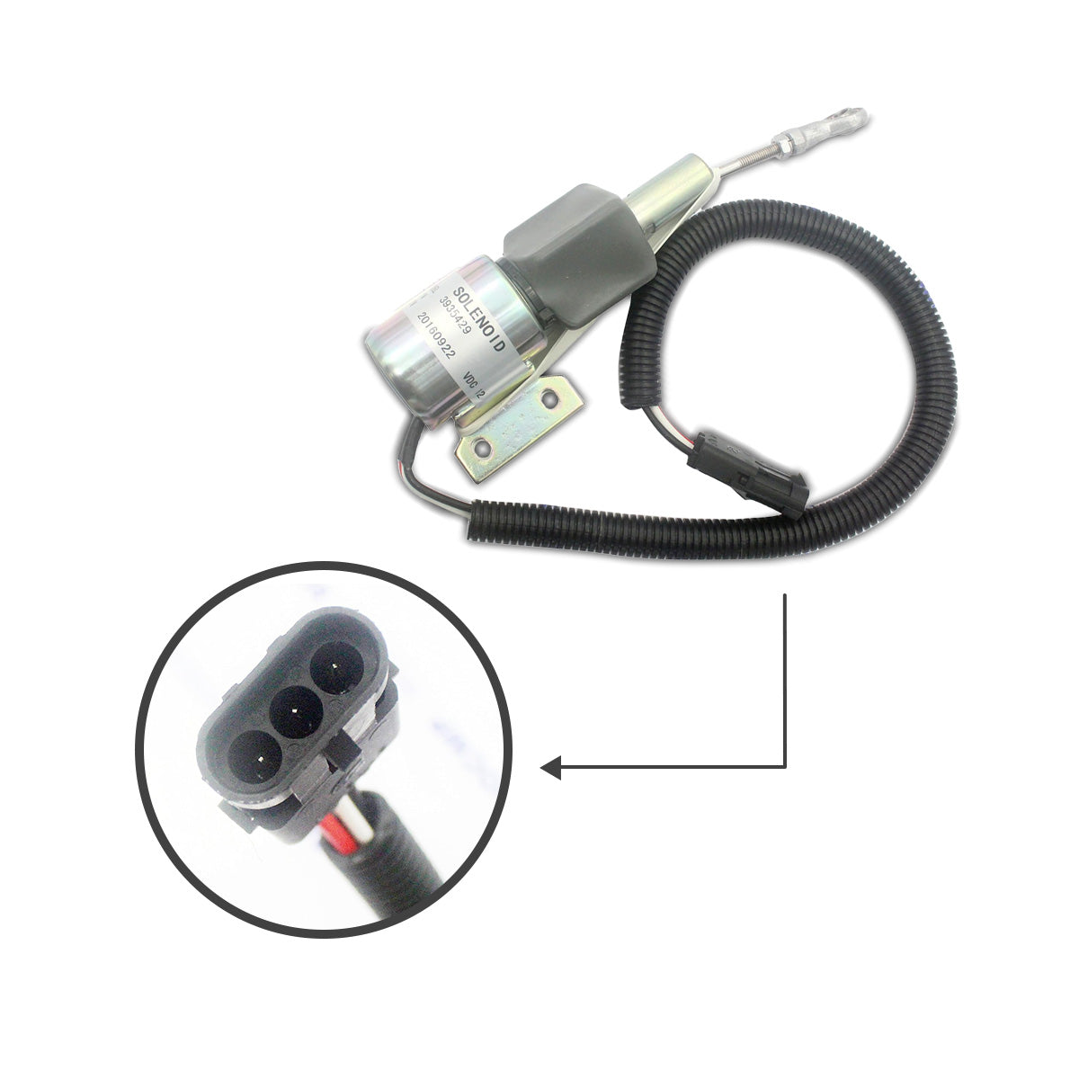 3935429 SA-4755-12 Fuel Shutdown Solenoid for Cummins 6BT 5.9L Engine