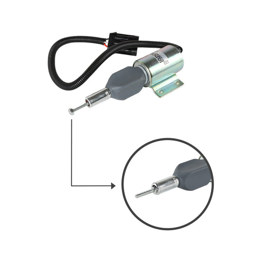 3990771 SA-4931-24 Fuel Flameout Solenoid Valve for Cummins Engine