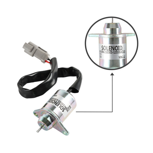 41-6383 1503ES-12S5SUC11S 12V Stop Solenoid for Yanmar Engine