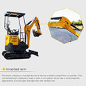 1.8Ton Hydraulic Crawler Mini Excavator with Hydraulic Pump and Thumb Garden Yard for Home Garden Use