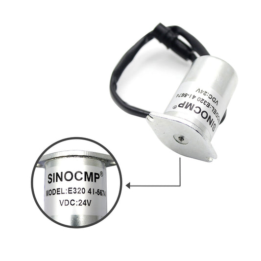 4I-5674 24V Hydraulic Pump Solenoid Valve for CAT E320 E312 E315