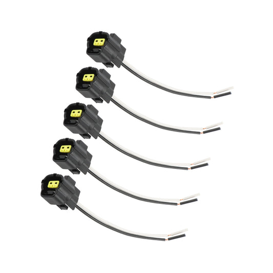 5PCS Solenoid Valve Harness Plug Connector for Kobelco Excavator SK200-8 SK200-6E