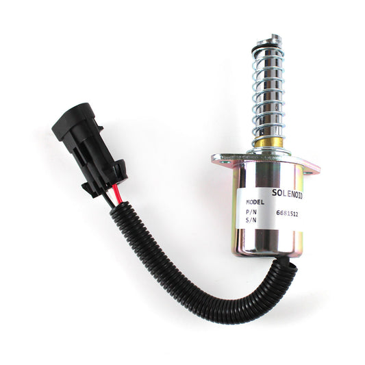 6681513 6681512 Shutoff Solenoid Valve for Kubota Bobcat Skid Steer S150 S160 S175