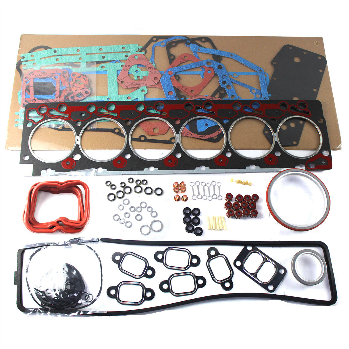 6B 6BT 6BTA Overhaul Gasket Set 12V for Cummins Engine Dodge Ram Pickup 5.9L