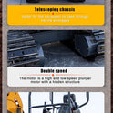 1.8Ton Hydraulic Crawler Mini Excavator with Hydraulic Pump and Thumb Garden Yard for Home Garden Use