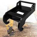 X-Change Coupler Bracket, Mini Excavator Quick Change Hitch Attachments, Small Excavator Coupler Bracket, Black-Coating Steel Attachment Compatible with Bobcat E Series Models Mini Excavator