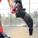 Mini Excavator Accessories Ripper, Single Hook Backhoe, Span: 3.54in,Hole Diameter: 0.98in,Center Wheelbase: 3.46in, Suitable for Mini Excavators for 1 to 1.5 Tons