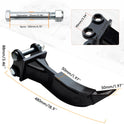 Mini Excavator Accessories Ripper, Single Hook Backhoe, Span: 3.54in,Hole Diameter: 0.98in,Center Wheelbase: 3.46in, Suitable for Mini Excavators for 1 to 1.5 Tons
