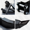 Mini Excavator Accessories Ripper, Single Hook Backhoe, Span: 3.54in,Hole Diameter: 0.98in,Center Wheelbase: 3.46in, Suitable for Mini Excavators for 1 to 1.5 Tons