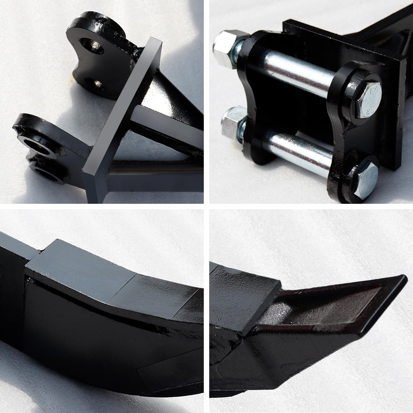 Mini Excavator Accessories Ripper, Single Hook Backhoe, Span: 3.54in,Hole Diameter: 0.98in,Center Wheelbase: 3.46in, Suitable for Mini Excavators for 1 to 1.5 Tons