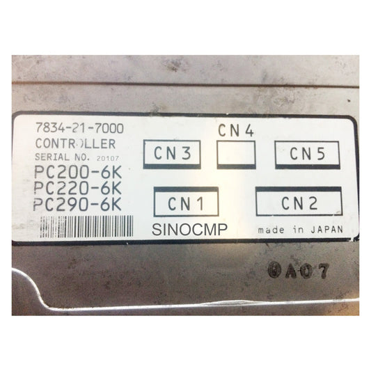 7834-21-7000 7834-21-7002 Komatsu Control Panel for Excavator PC290-6 PC290LC-6