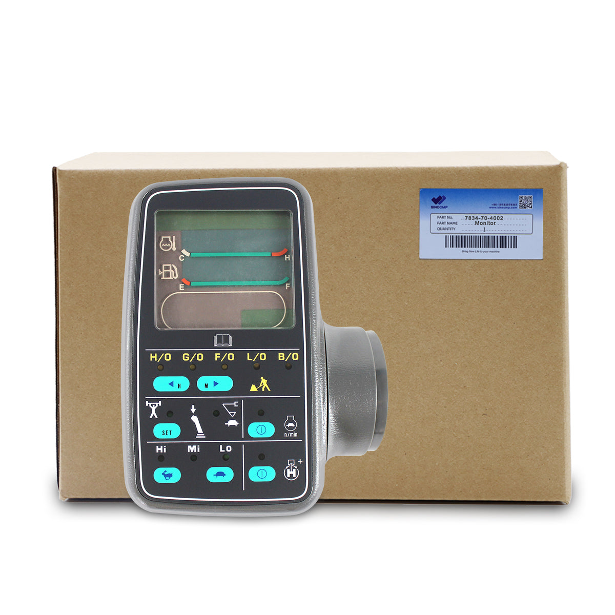 7834-70-4002 Gauge Cluster Monitor for Komatsu PC100-6 PC120-6 PC130-6