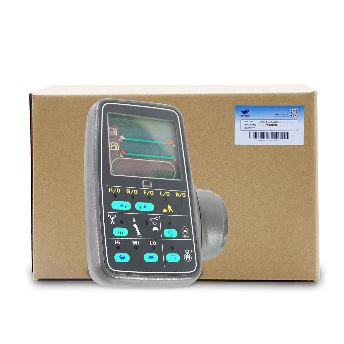 7834-76-3000 Monitor LCD Display Panel for Komatsu PC200-6 PC210-6 PC220-6